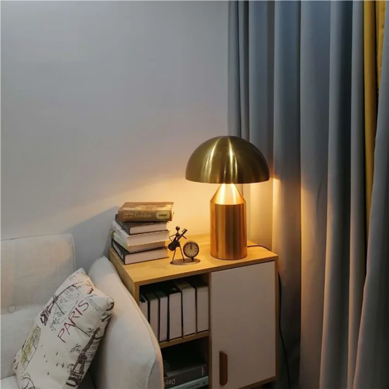 Celviera Electroplating Mushroom Table Lamp