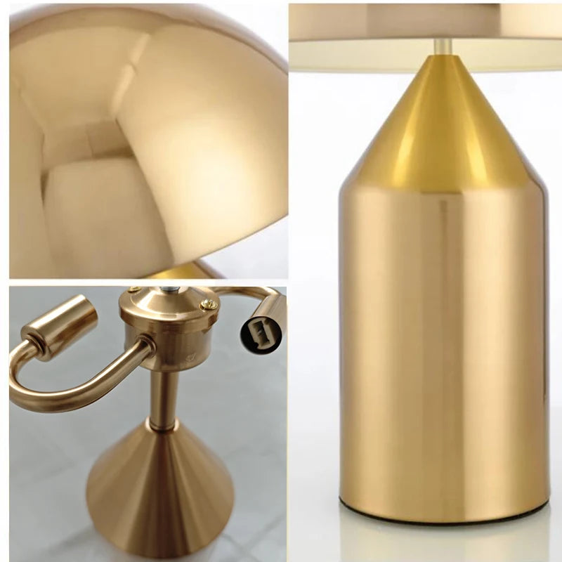 Celviera Electroplating Mushroom Table Lamp
